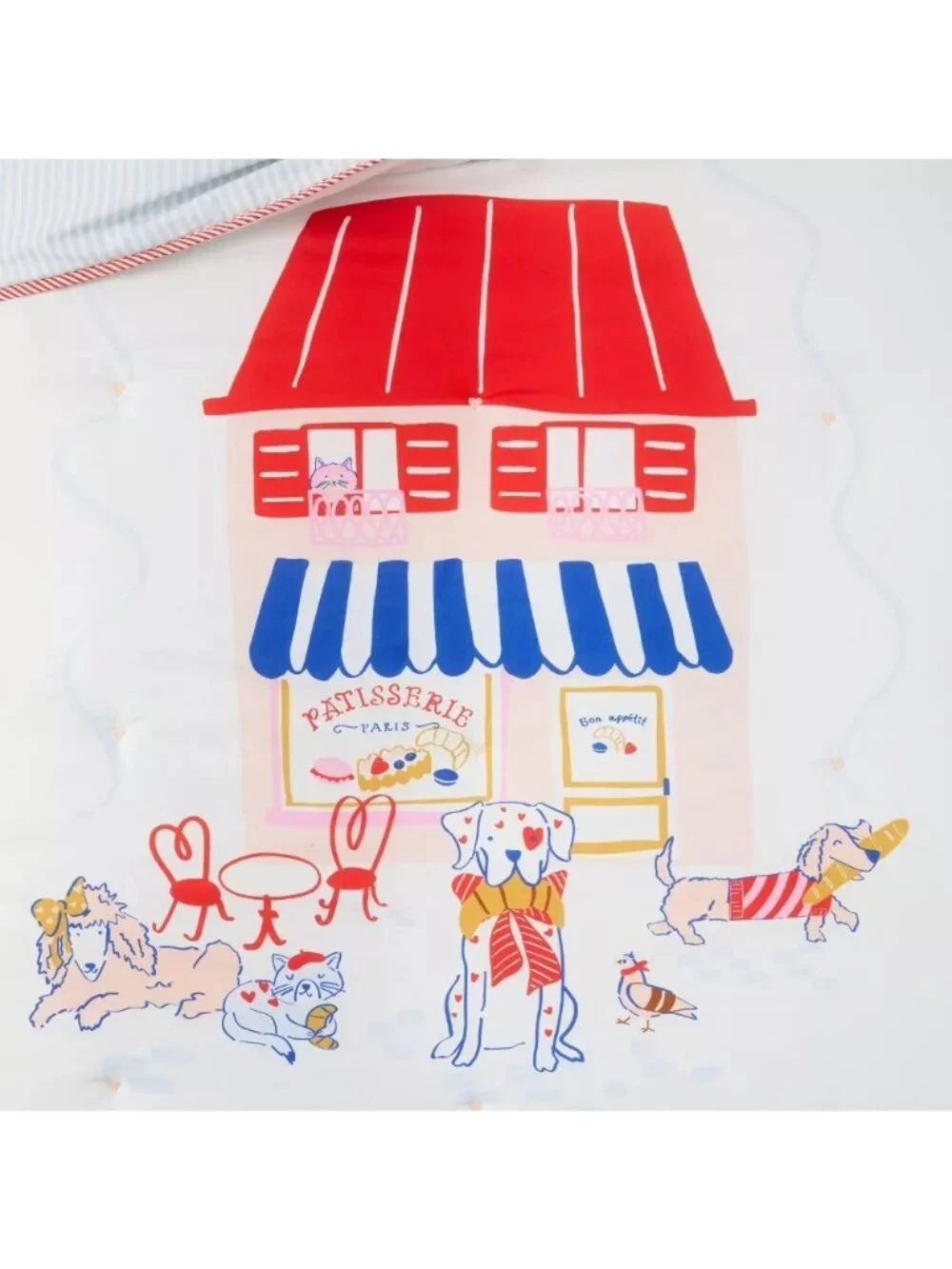 NEW Pillowfort Full/Queen Patisserie Scene Kids' Comforter Set